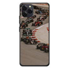 Чехол с прнтом Формула 1 на Blackview A95 – Боліди на трасі