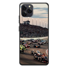 Чехол с прнтом Формула 1 на Blackview A95 – Гонка Формула-1