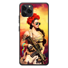 ЗСУ Чохли (TPU) для Blackview A95 (Жінка солдат)
