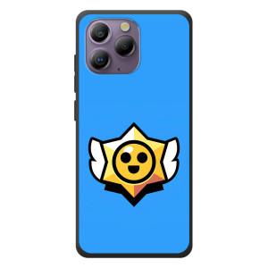 Бампер (ТПУ) с принтом Brawl Stars на Blackvev A96 – Значок