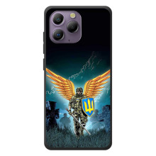 Чехлы с картинкой ЗСУ для Blackview A96 (AlphaPrint) – Солдат ЗСУ