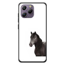 Чехлы с Лошадью дляBlackview A96 (VPrint) (Черный Конь)