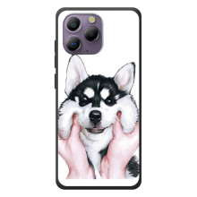 Чехлы с собаками для Blackview A96 (VPrint) – Довольный Хаски