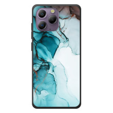 Чохол для Блаківйю А96 - з принтом (Дизайнерські) (AlphaPrint) (Бірюзовий мрамор)