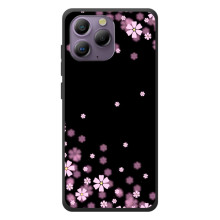 Чохол для Блаківйю А96 - з принтом (Дизайнерські) (AlphaPrint) (Квіти маленькі)