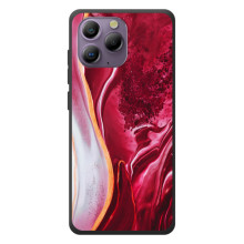 Чохол для Блаківйю А96 - з принтом (Дизайнерські) (AlphaPrint) (Мрамор червоний)