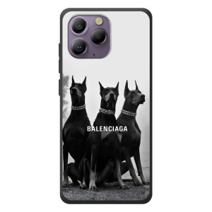 Чехол ДОБЕРМАН для Blackview A96 – Три добермана