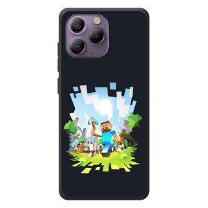 Чехол Майнкрафт на Blackview A96 (AlphaPrint) Minecraft