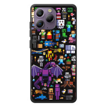 Чохол майнкрафт для Blackview A96 (Усі персонажі)