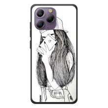 Чохол з друком для Blackview A96 - (Мода) (AlphaPrint) (Фото дівчини)