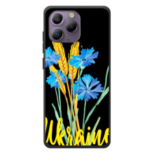 Чохол на Blackview A96 (Український дизайн) – Україна в квітах