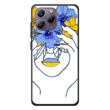 Чохол на Blackview A96 (Український дизайн) – Українка на всю голову