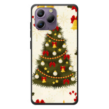 Чохол новорічна ялинка на Blackview A96 (Новорічний принт)