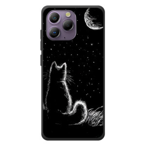 Чехол с принтом для Blackview A96 (AlphaPrint) Модные коты