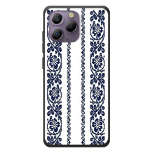 Силіконовый Чохол на Blackview A96 з картинкой Вишиванки – Синя вишиванка