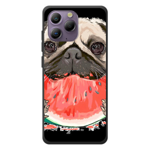Чехол (ТПУ) Милые собачки для Blackview A96 – Смешной Мопс