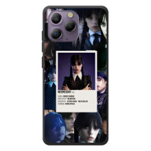 Чехлы Венсдей на Blackview A96 Уэнсдей (AlphaPrint) – коллаж Уэнздей