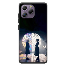 Чехлы Венсдей на Blackview A96 Уэнсдей (AlphaPrint) – Уэнздей и Инид