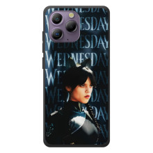 Чехлы Венсдей на Blackview A96 Уэнсдей (AlphaPrint) – Уэнздей кошка