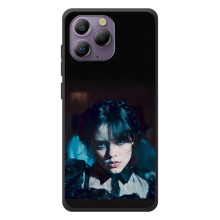 Чехлы Венсдей на Blackview A96 Уэнсдей (AlphaPrint) – взгляд Уэнздей