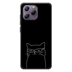 Чехол с рисунком кот на Blackview A96