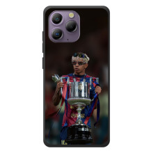 Чехол с футболистом Ламин Ямаль Blackview A96 (Ямал с кубком)