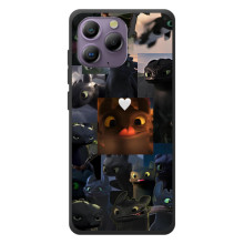 Чехол как приручить дракона на Blackview A96 (Дракон коллаж)