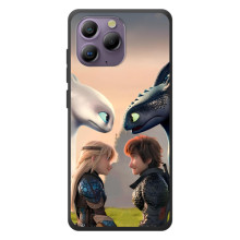 Чехол как приручить дракона на Blackview A96 (Гикавка и Астрид)