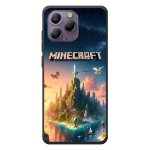 Чехол с картинками Майнкрафт для  а96  
 – Лого Майнкрафт