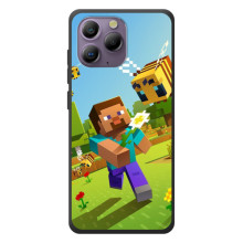 Чехол с картинками Майнкрафт для  а96  
 – Персонаж Майнкрафт