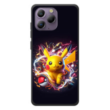 Чехол с Пикачу на Blackview A96 – Пикачу с мячом