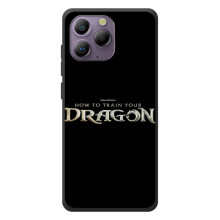 Чехол с принтом дракон Беззубик для а96 (Надпись Дракон)