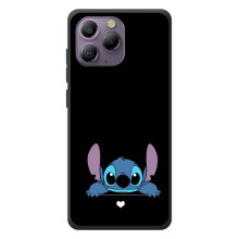 Чехол с принтом Стич на Blackview A96 (Стич на черном)