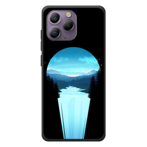 Літній Чохол на Blackview A96 – Синій Водоспад