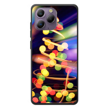 Новогодние Чехлы для Блэквью А96 (VPrint) (Елка с гирлянд)