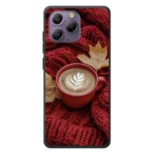 Чехол с уникальным дизайном «Осень с кофе» для Blackview A96