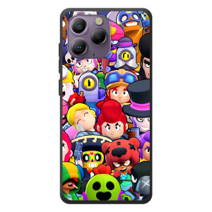 Силиконовый Чехол на Blackview A96 с картинкой Brawl Stars – Персонажи