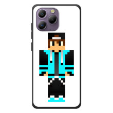 Чохли для Blackview A96 (Персонажі МайнКрафт) – Хлопчик у блакитному