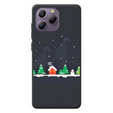 Силіконовий бампер на різдво для Blackview A96 (Місто зимове)