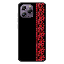 Силіконовый Чохол на Blackview A96 (Червона вишиванка)