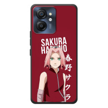 Чехлы Персонажи Аниме Наруто для Blackview Color 8 (AlphaPrint) (Аниме Сакура)