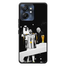 Чохли для Blackview Color 8 (Leo чемпіон) (AlphaPrint) – Мессі коронований