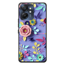 Чехлы с Цветами для Blackview Color 8 (VPrint) (Цветочный дизайн)