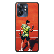 Чехлы с принтом Спортивная тематика для Blackview Color 8 (Алькарас Теннисист)