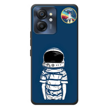 Чехол NASA для Blackview Color 8 (AlphaPrint) (Мальчик в шлеме)
