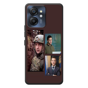 Чехол для Blackview Color 8 (AlphaPrint - с принтом Зеленского)