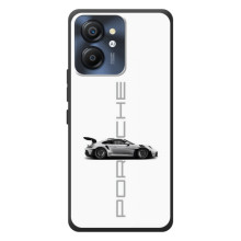 Чохол з авто Порше для Blackview Color 8 – білий порше