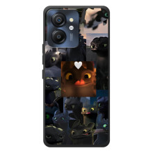 Чехол как приручить дракона на Blackview Color 8 (Дракон коллаж)