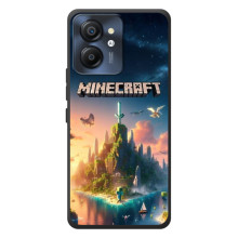 Чохол з картинками Майнкрафт для Чорьв'ю Колот 8 – Лого Майнкрафт