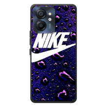 Чехол с логотипом Найк на Blackview Color 8 (Найк на фиолетовом)